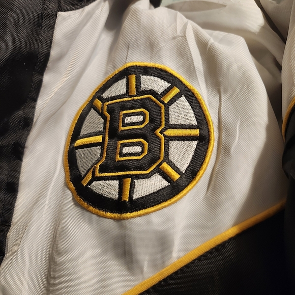 NHL Boston Bruins Hockey G-lll Carl Banks Jacket With hood Men's‎ Size XL - Picture 12 of 16